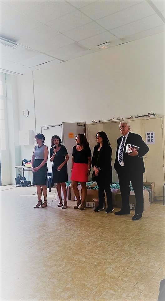 Remise de dictionnaires à l’Ecole élémentaire Passy – Chernoviz