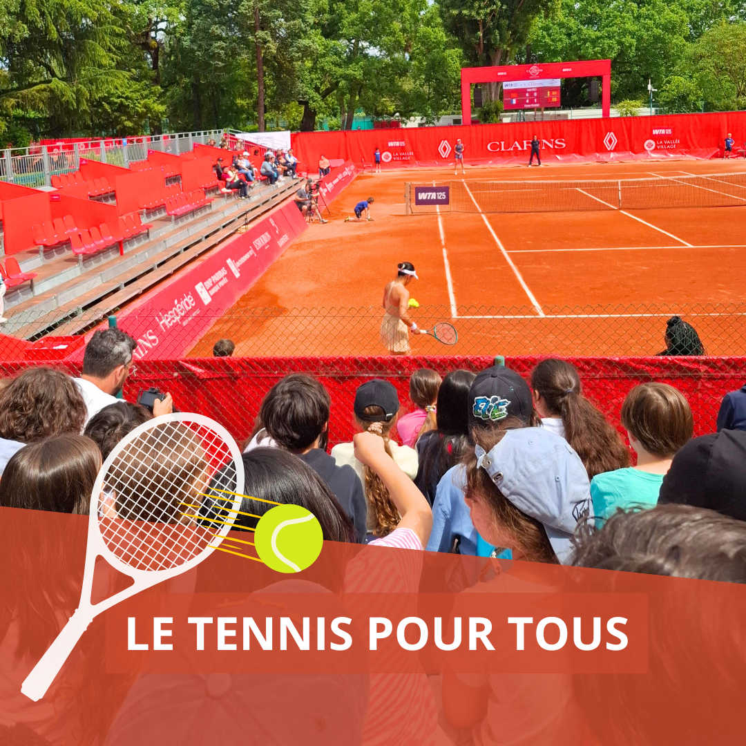 151 élèves initiés au tennis au Lagardère Paris Racing Club