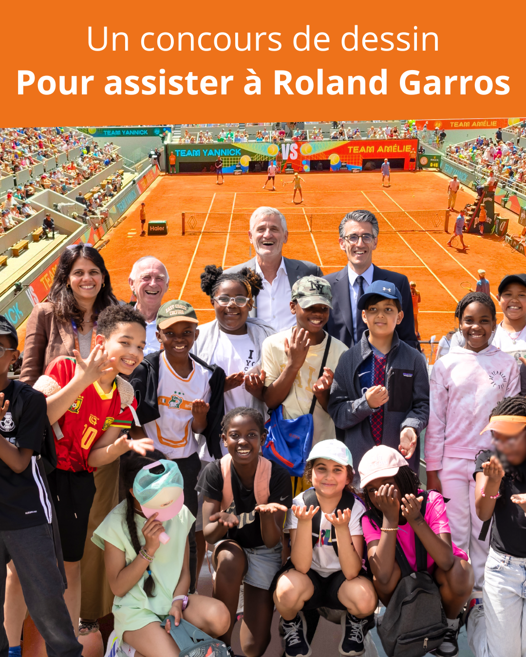 Un concours de dessin Pour assister à Roland Garros