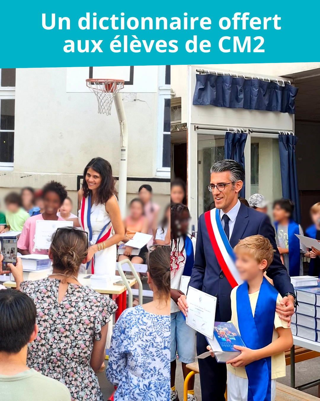 Un dictionnaire offert  aux élèves de CM2